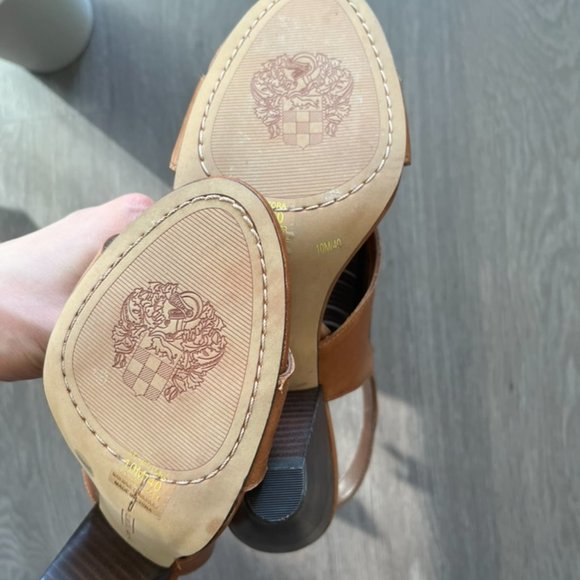 Vince Camuto Brown Strappy Sandals - Picture 10 of 11